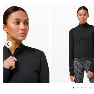 Lululemon Rulu Running Cropped 1/2 Zip BNWT